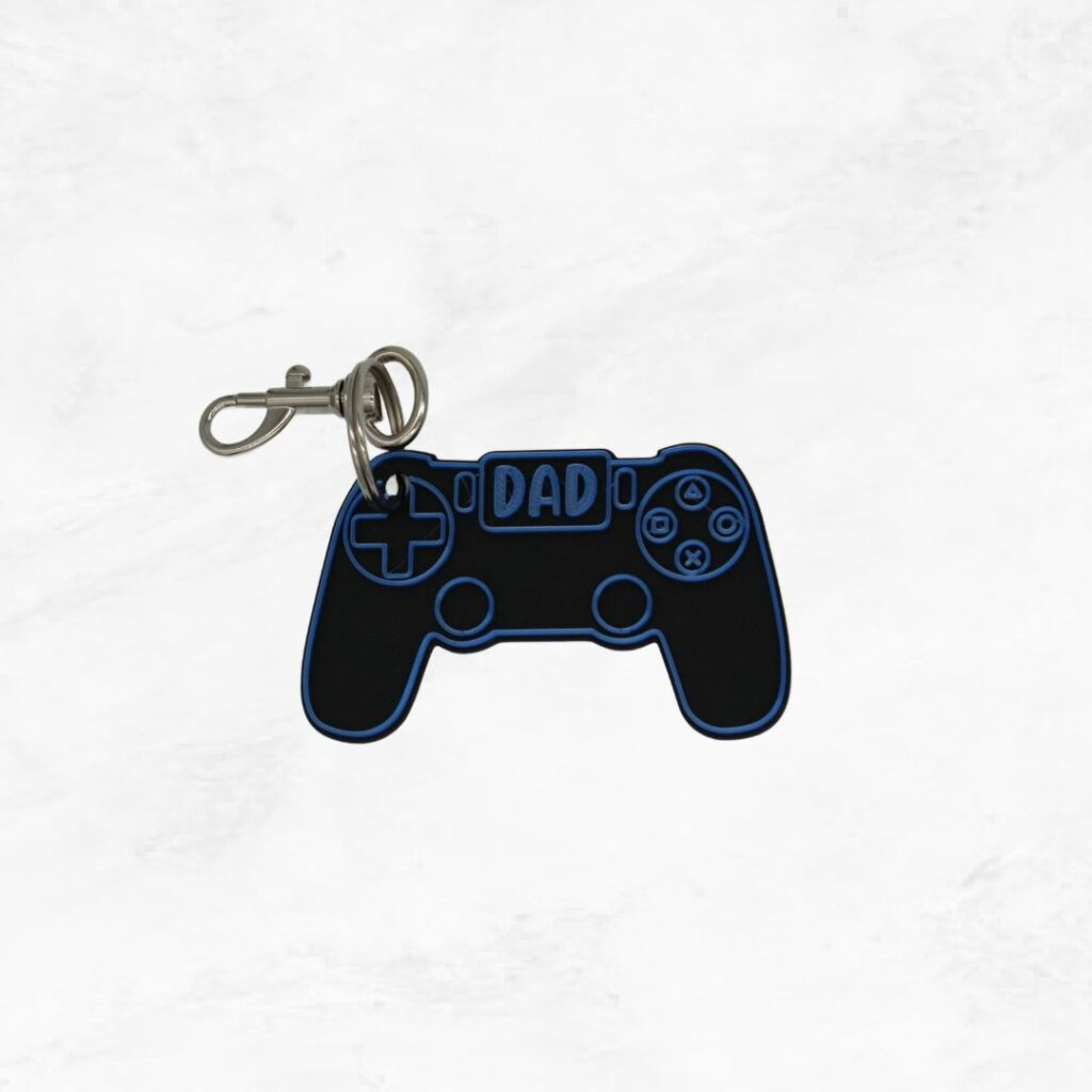 Gamer Dad Keyring