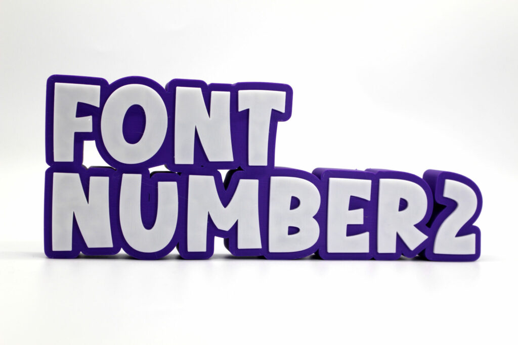 Custom Nameplate - Font 2
