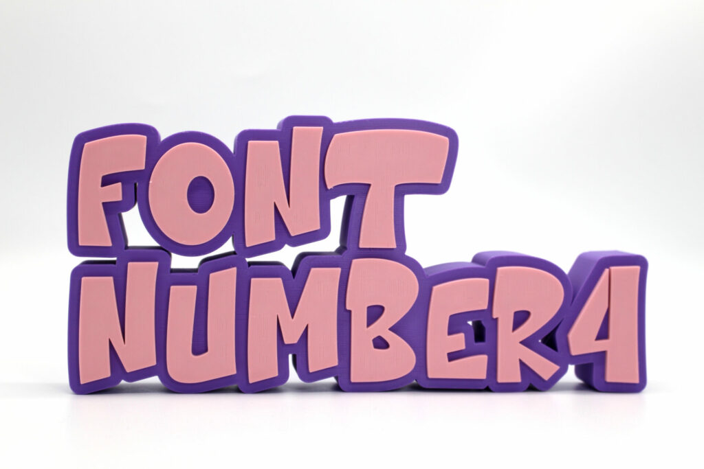 Custom Nameplate - Font 4