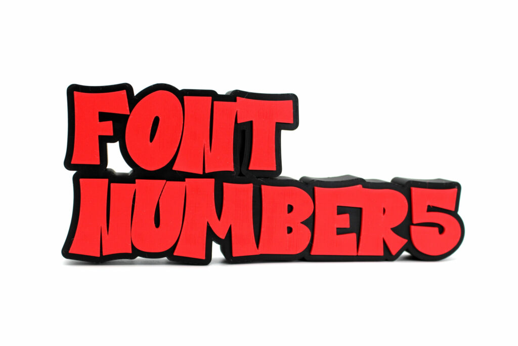 Custom Nameplate - Font 5