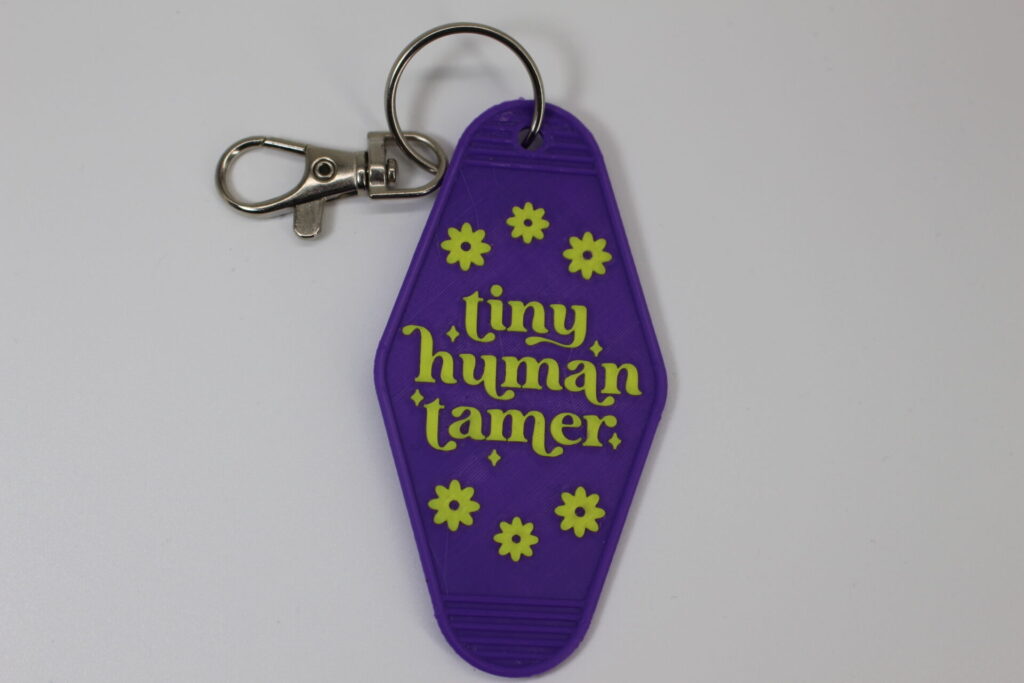 Tiny Human Tamer Personalised Keyring