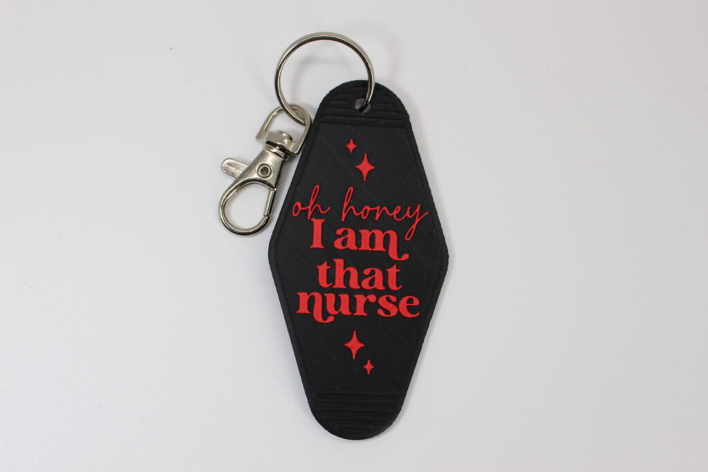 Oh Honey I Am That Nurse Personalised Keyring