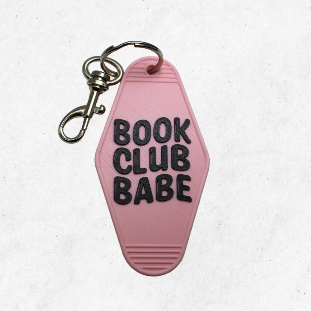 Book Club Babe Keyring