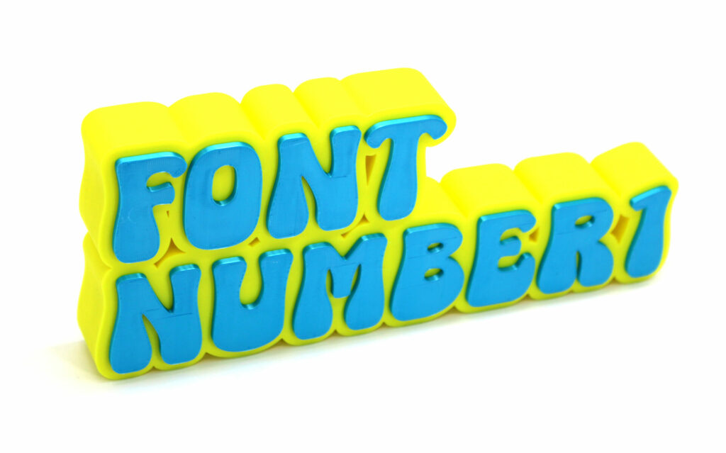 Custom Nameplate - Font 1
