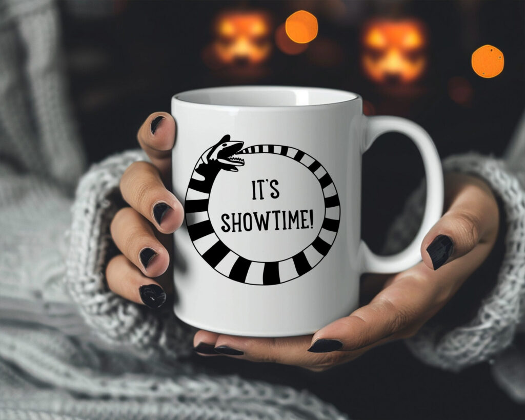 Beetlejuice Sandworm "It's Showtime" Coffee Mug