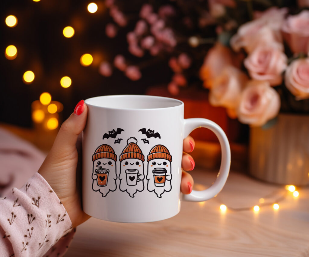 Cute Ghosts Coffee Mug