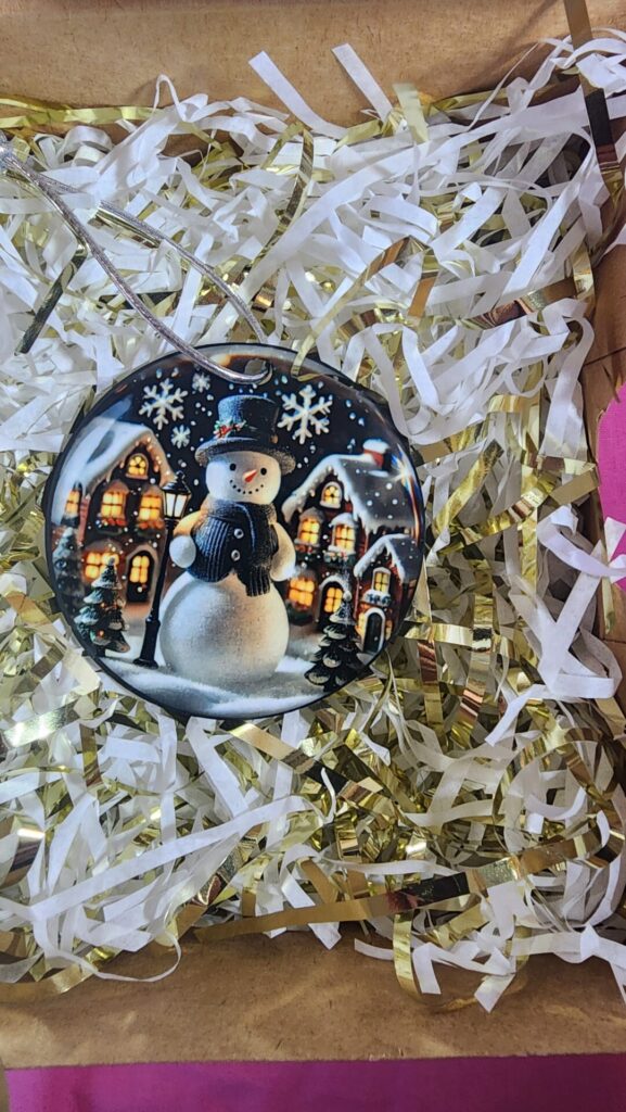 Winter Wonderland Snowman Christmas Ornament