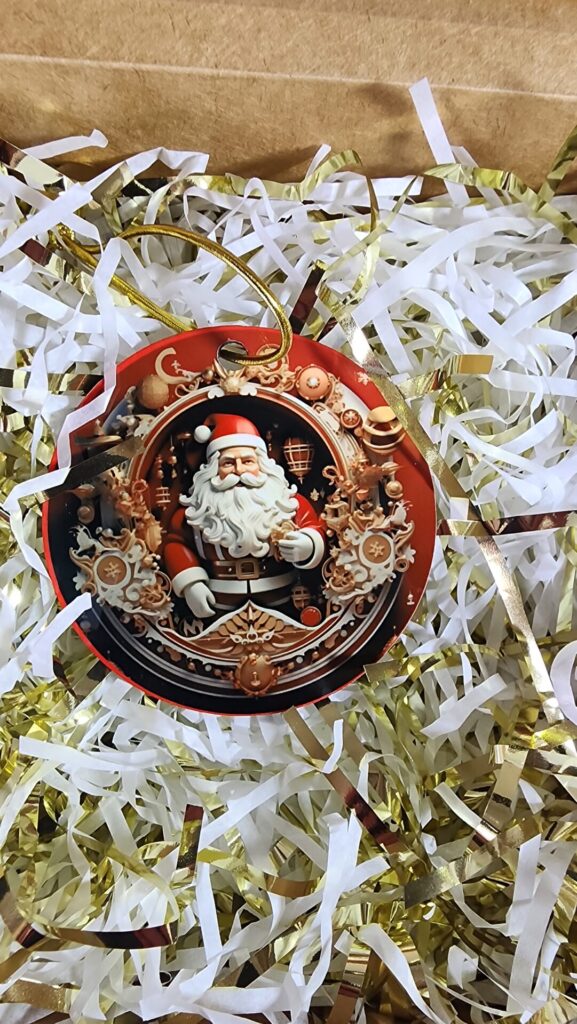Vintage Santa Wonderland Ornament