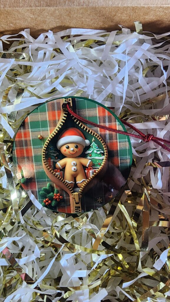 Gingerbread Joy Christmas Ornament