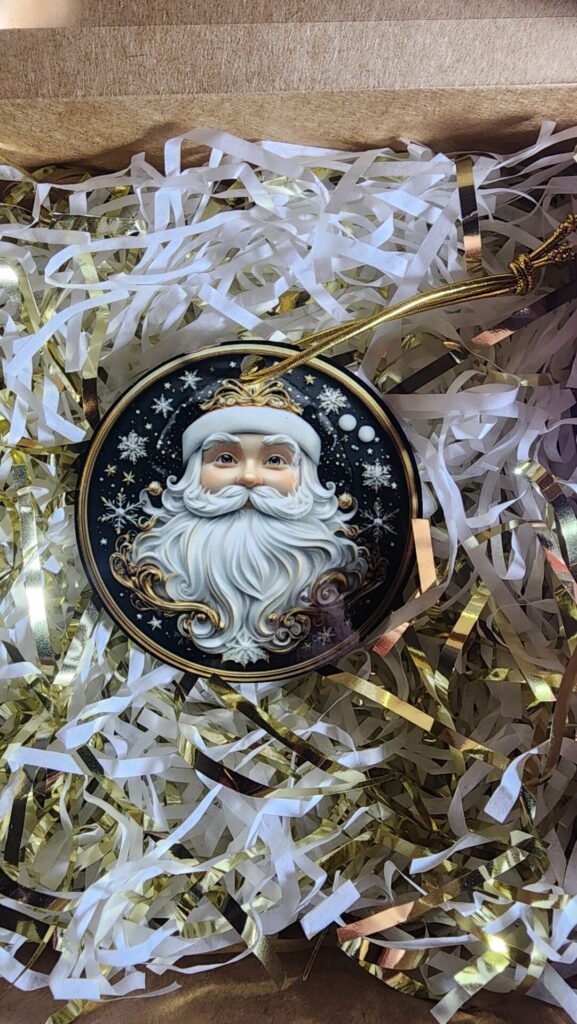 Regal Santa Magic Christmas Ornament