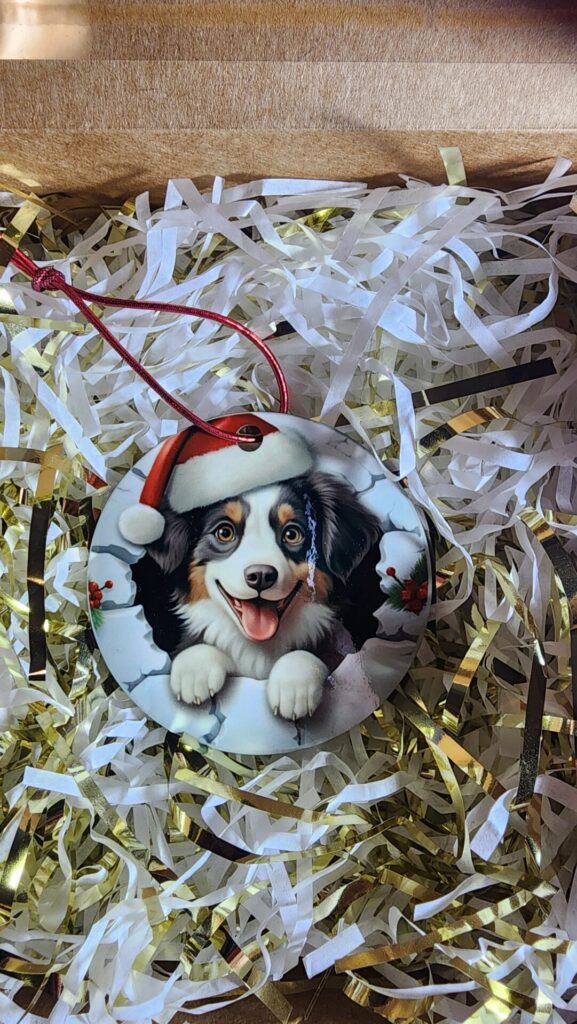 Holiday Pup Delight Christmas Ornament