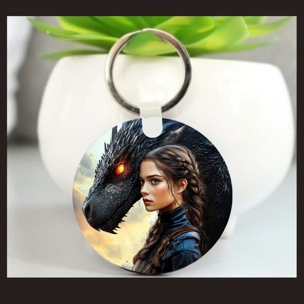 The Bonded Keyring - Fourth Wing Empyrean Series Inspired Keychain