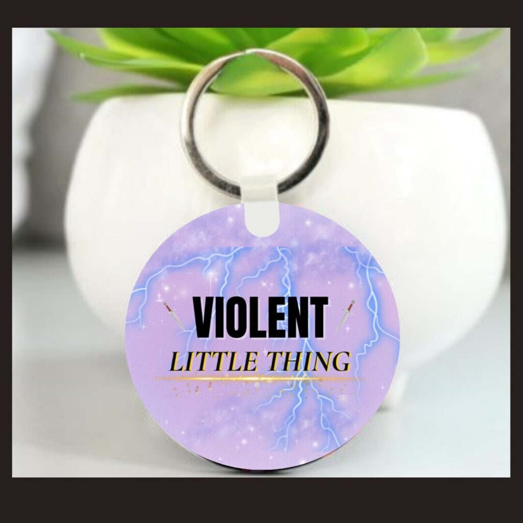 Violent Little Thing Keyring - Fourth Wing Empyrean Series Inspired Keychain