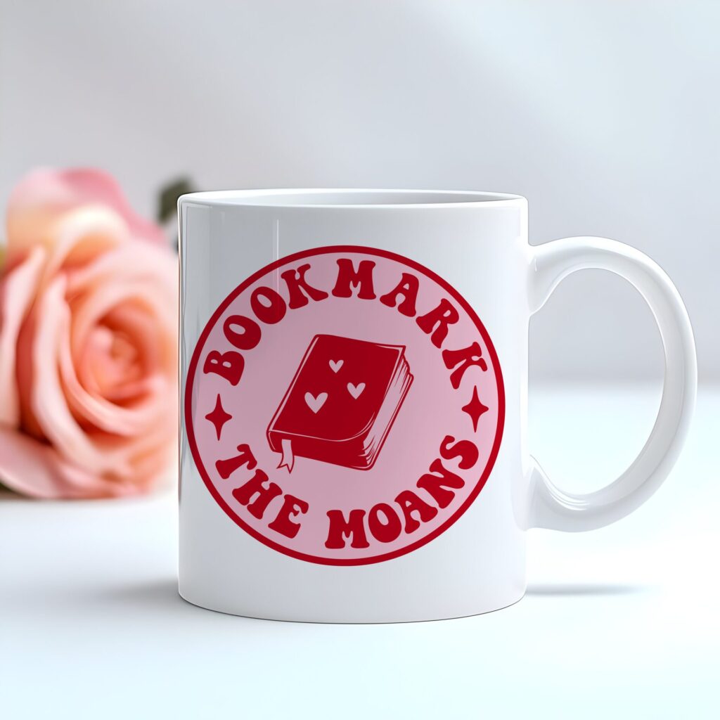 Bookmark the Moans Coffee Mug - Spicy Book Lover Gift - Smutty Book Club Mug - Romance Reader Cup - Booktok Merch