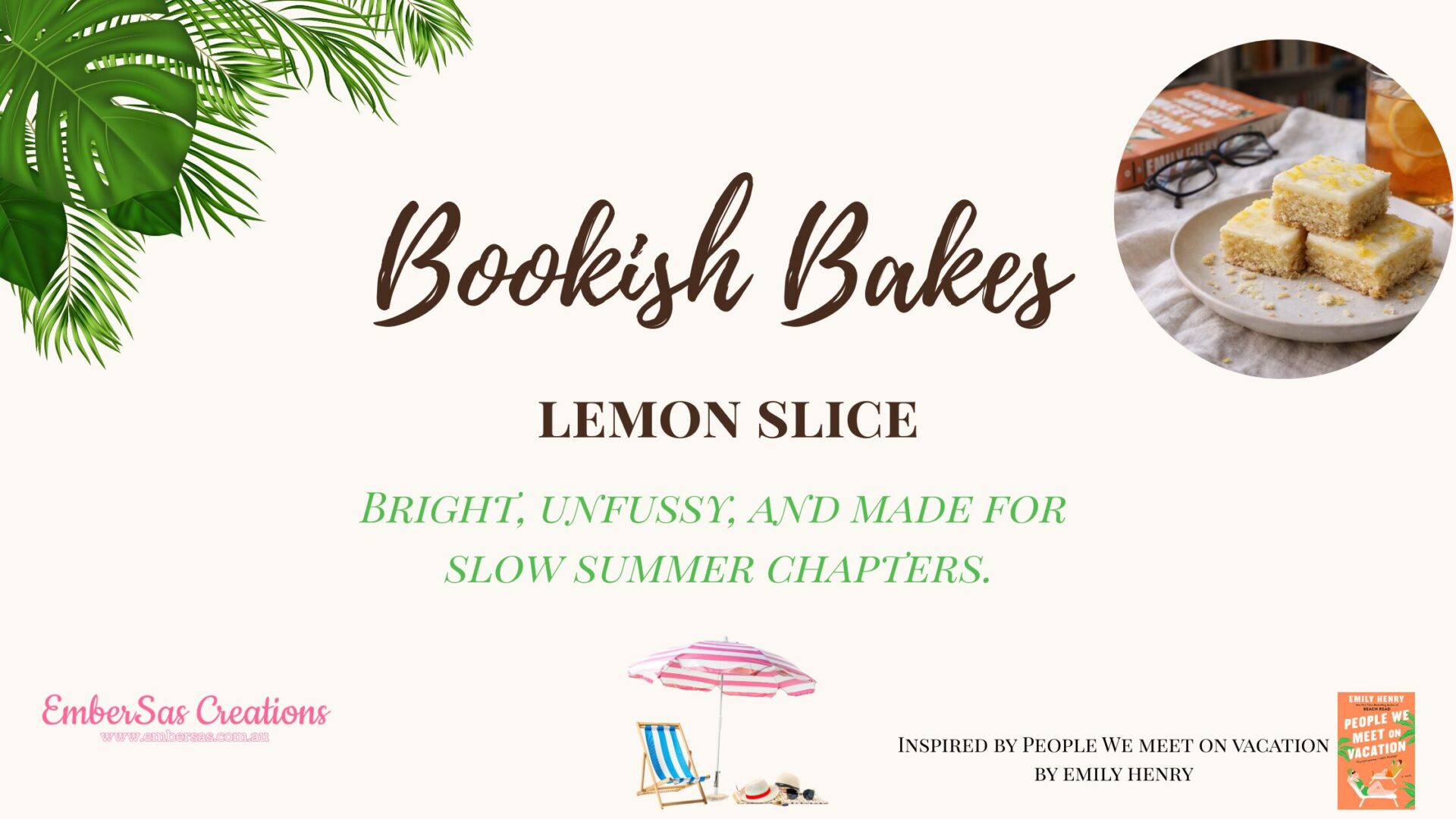 Bookish Bakes: Lemon Slice 🍋📖
