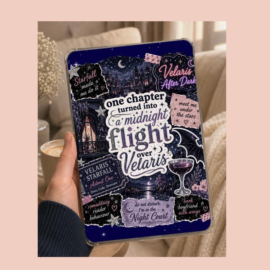 Velaris After Dark Kindle Insert - ACOTAR Night Court Romantasy