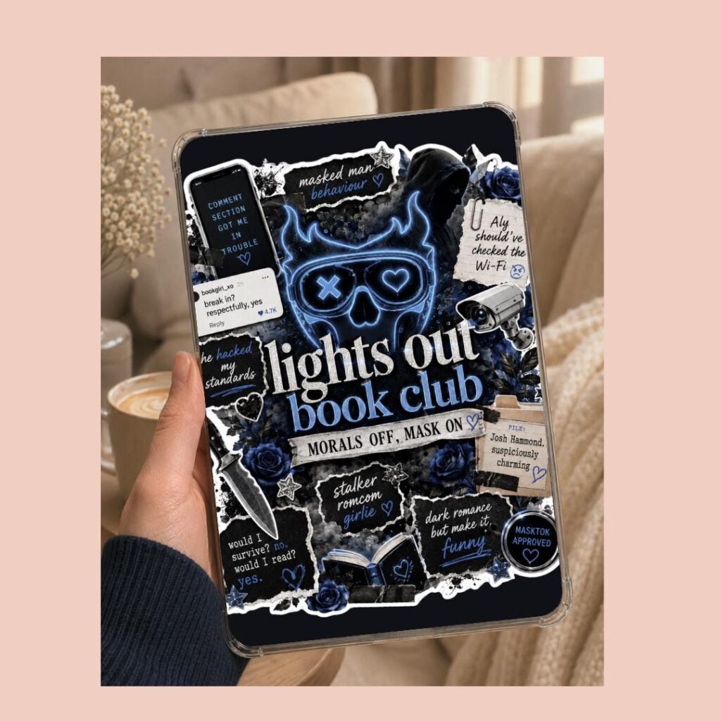 Lights Out Kindle Insert - Navessa Allen Dark Romance Masked Man
