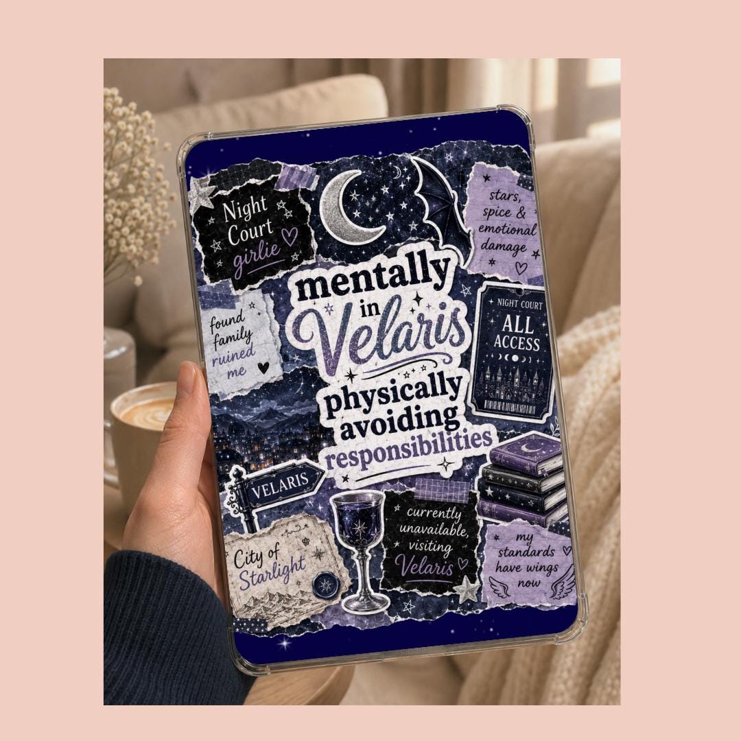 Mentally in Velaris Kindle Insert - ACOTAR Night Court Romantasy