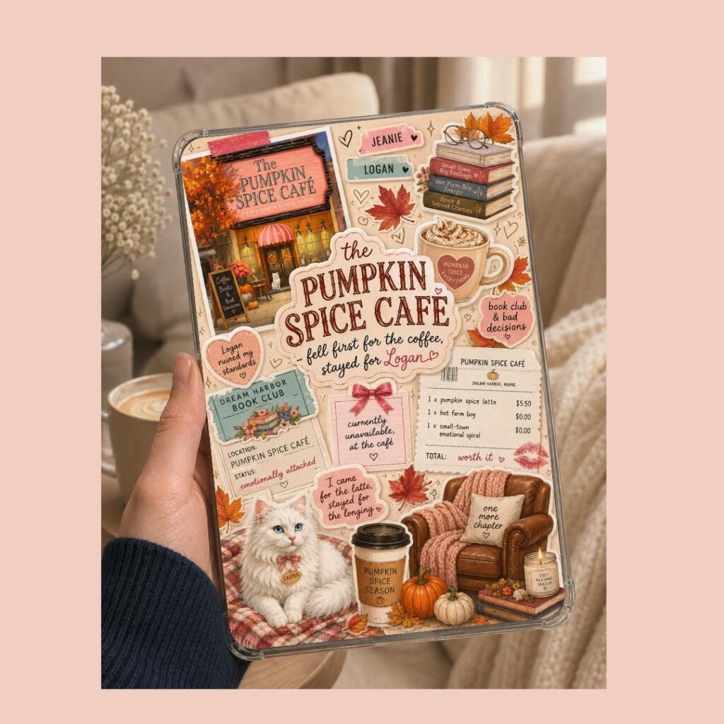 Pumpkin Spice Cafe Kindle Insert - Laurie Gilmore Dream Harbor Series