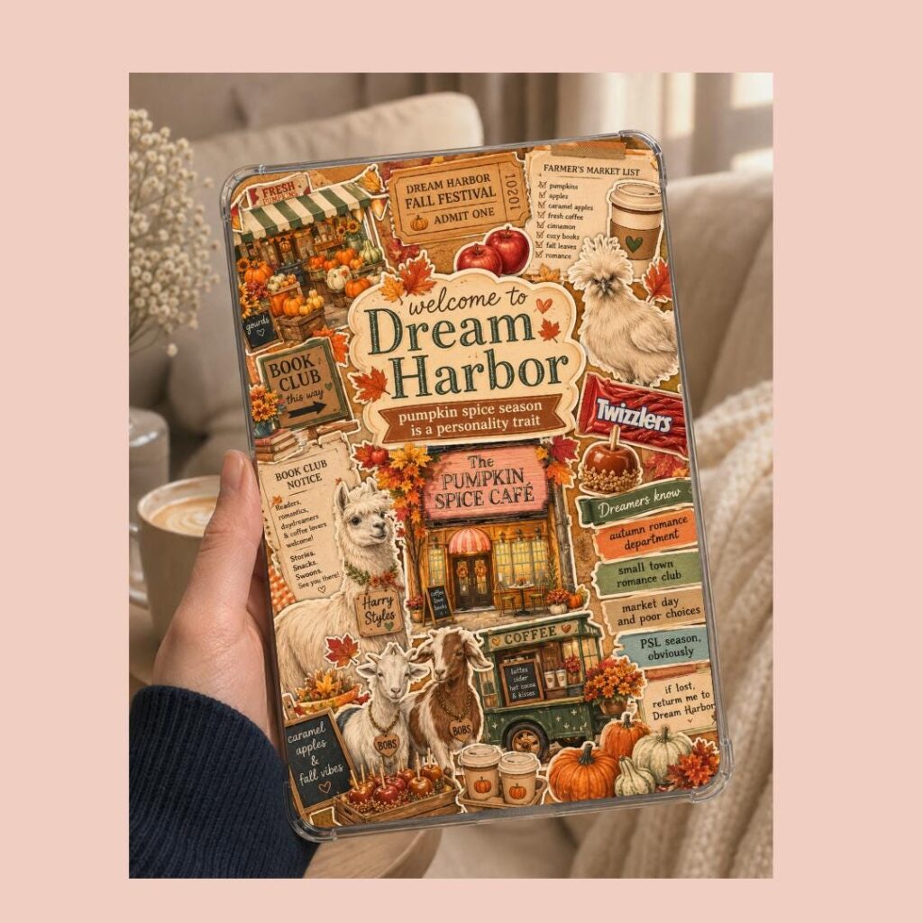 Dream Harbor Autumn Romance Kindle Insert - Laurie Gilmore Pumpkin Spice Cafe