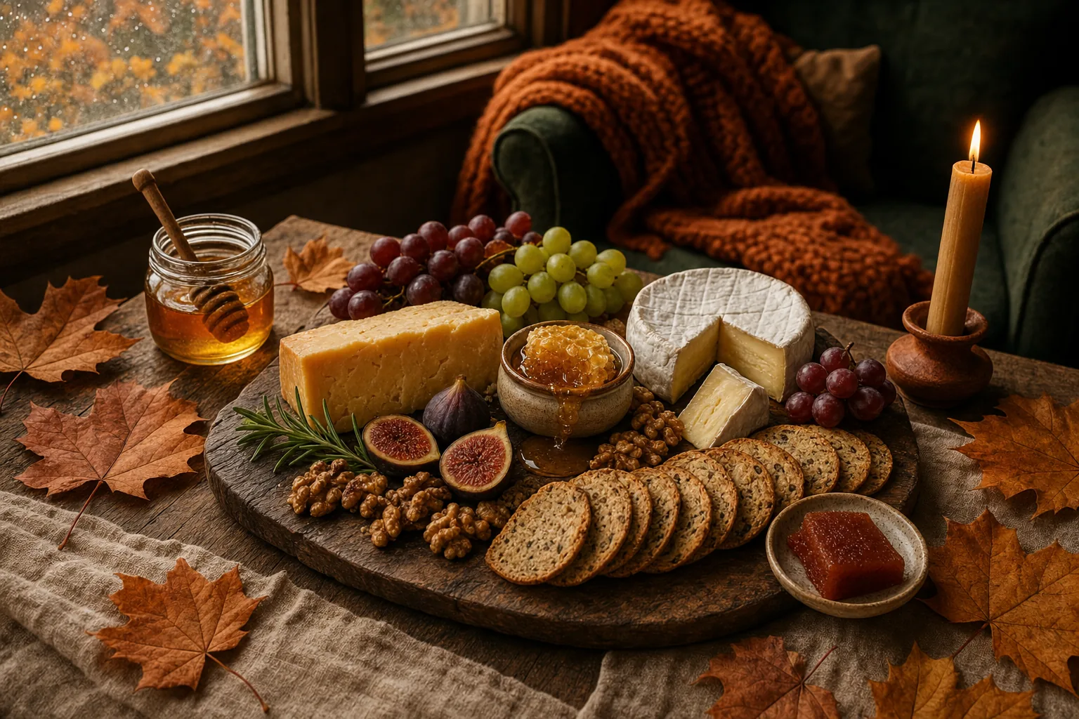 The Grumpy Farmer’s Autumn Cheese Board (Dream Harbor Grazing)