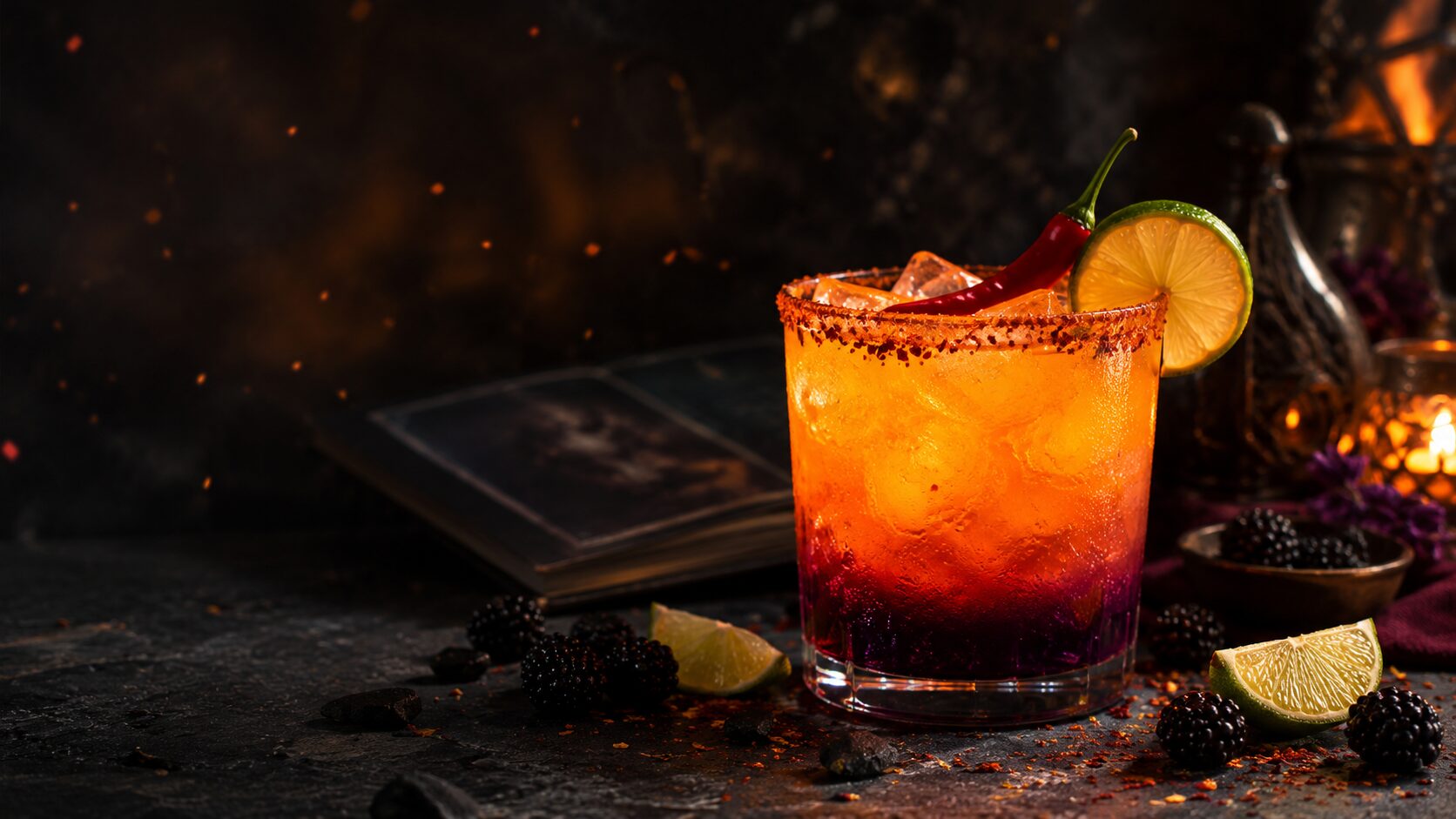 Dragon’s Fire Margarita (Spicy Mango Margarita Recipe + Mocktail)