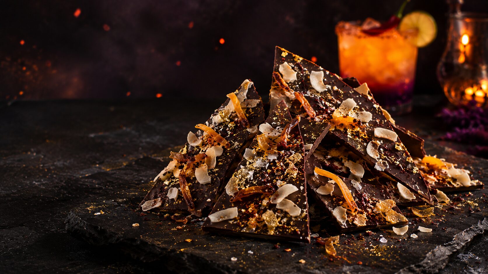 Dragon Scale Bark (Spiced Mango & Dark Chocolate)