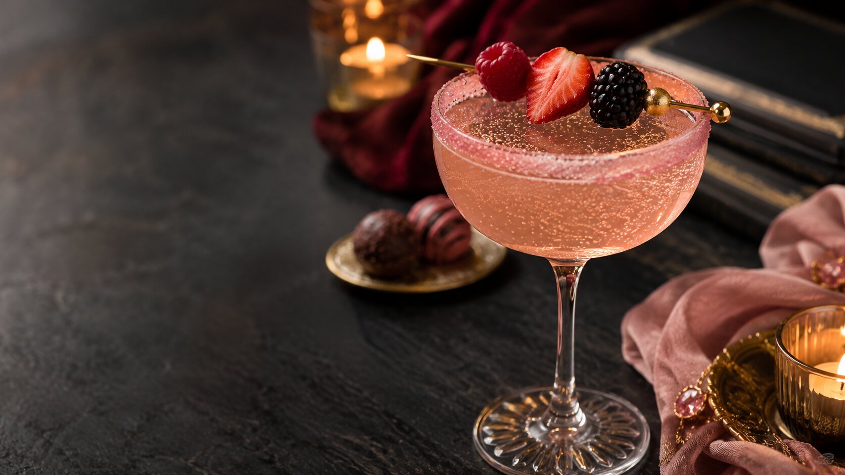 Baby Girl Sugar Fizz (Easy Champagne Cocktail + Mocktail)