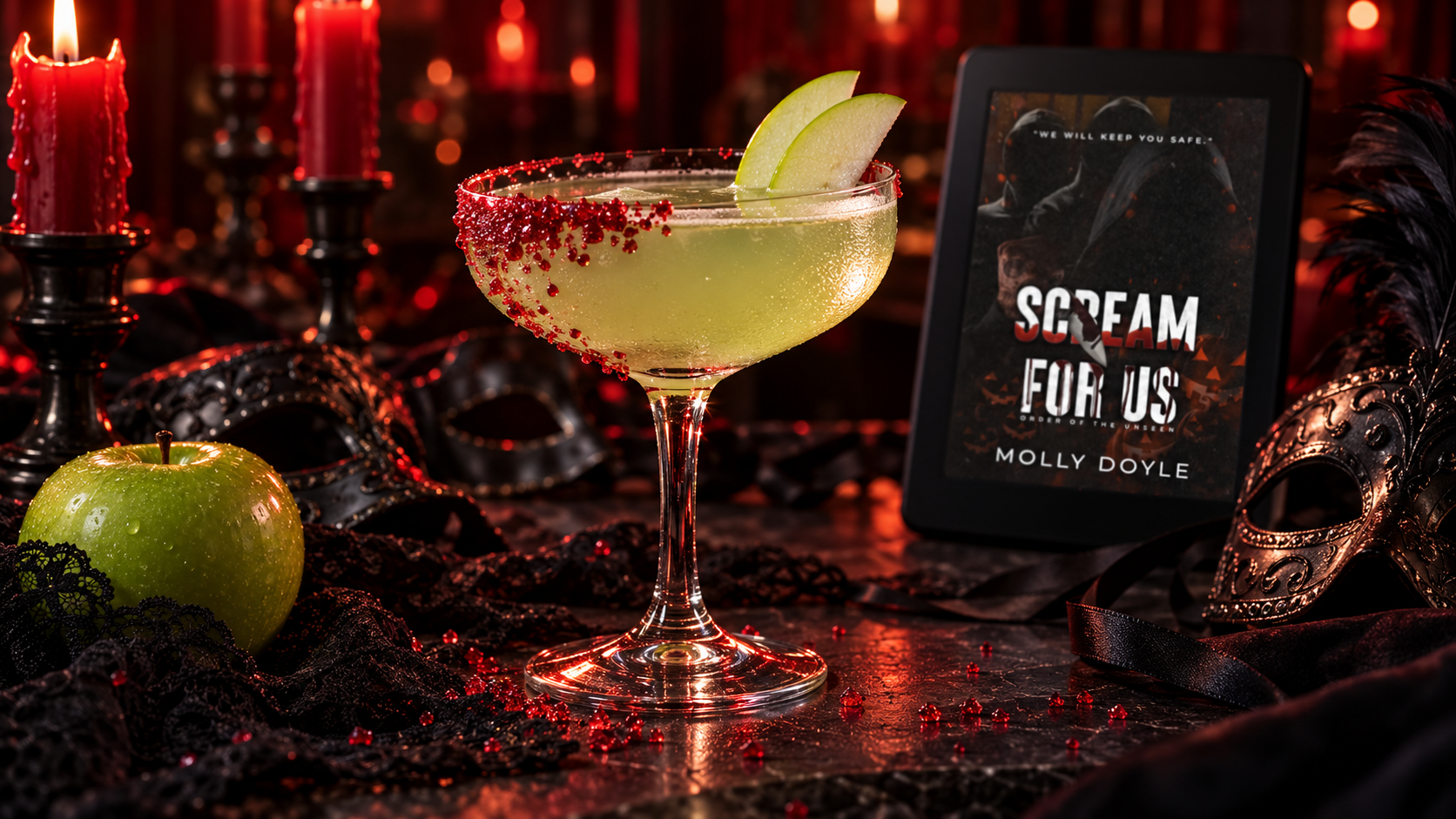 Poison Apple Martini (With an Alcohol-Free Antidote)
