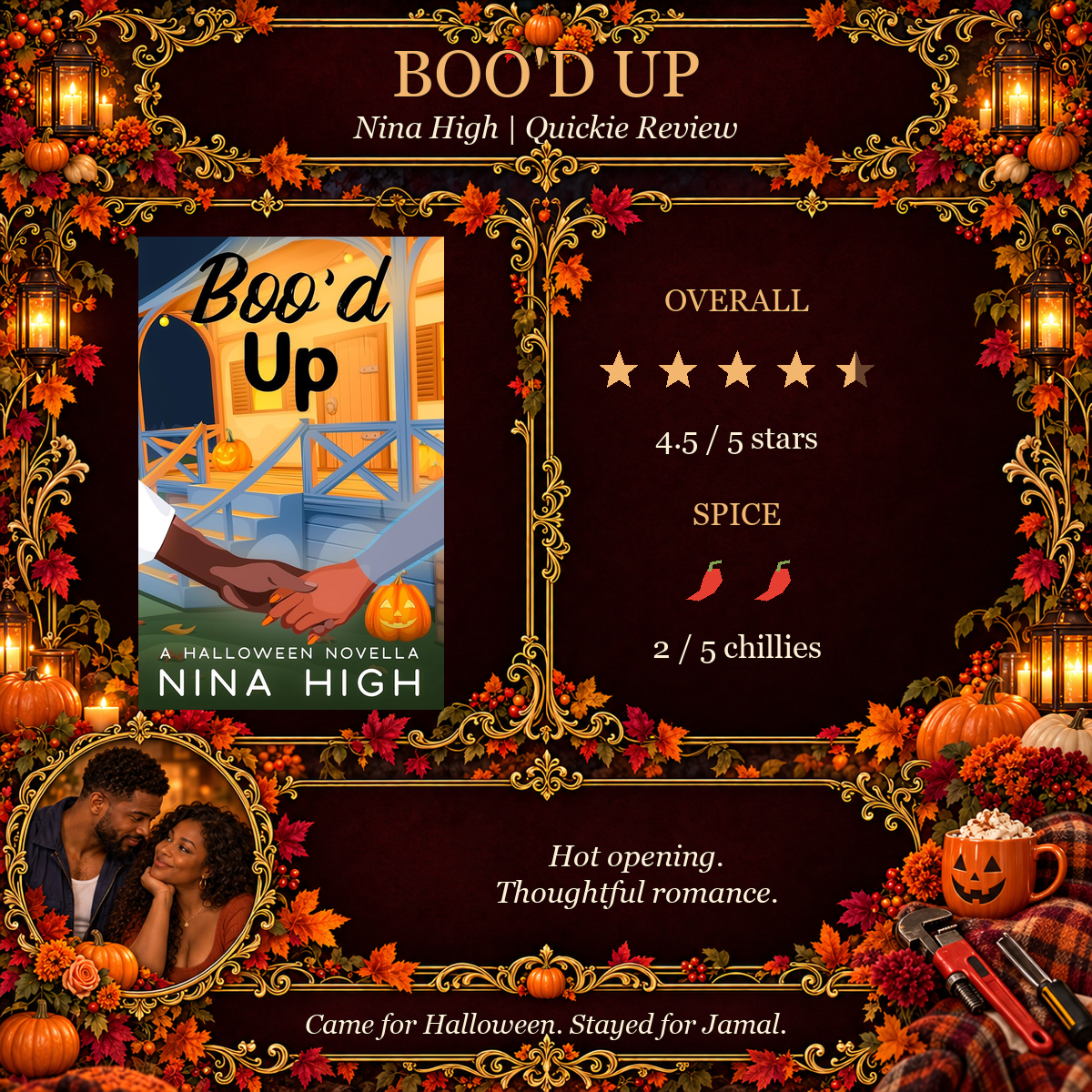 Boo'd Up by Nina High Quickie Review: four and a half stars and two chillies.